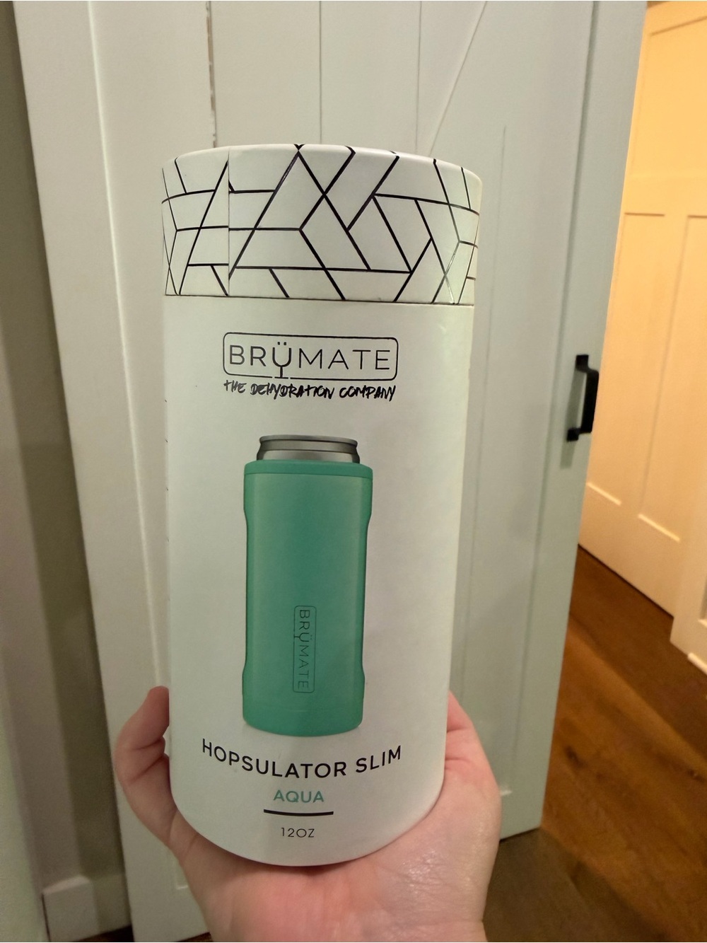 BrüMate Hopsulator Slim Can Cooler - Aqua. Never used!!!